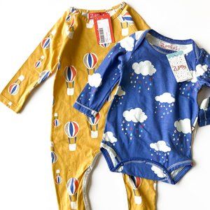 ZUPPA Set of 2 - Footie & Onesie, 9 months